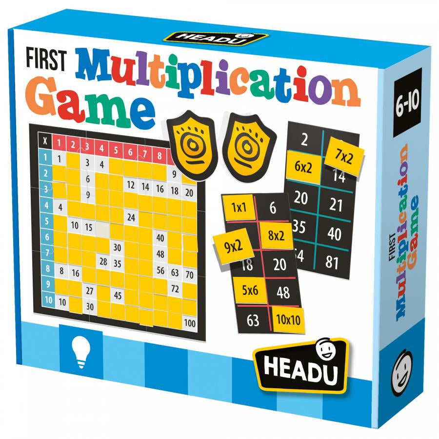 Headu - First Multiplication Game 30 min Juego De Cartas Lógico