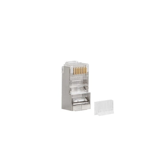 Lanberg - PLS-6000 conector RJ-45 Acero inoxidable  Transparente