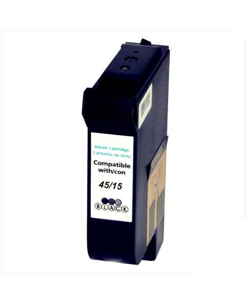 HP 45/15 Negro Cartucho de Tinta Pigmentada Generico - Reemplaza 51645AE/C6615DE Tintasmurcia.com