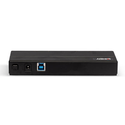 Lindy - 43228 hub de interfaz USB 3.2 Gen 1 (3.1 Gen 1) Type-A 5000 Mbit/s Negro