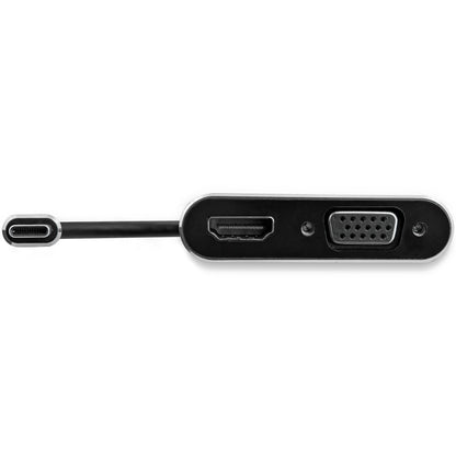 StarTech.com - Adaptador USB-C a VGA y HDMI - 2en1 - 4K 30Hz - Gris Espacial - Adaptador Gráfico Externo USB Tipo C