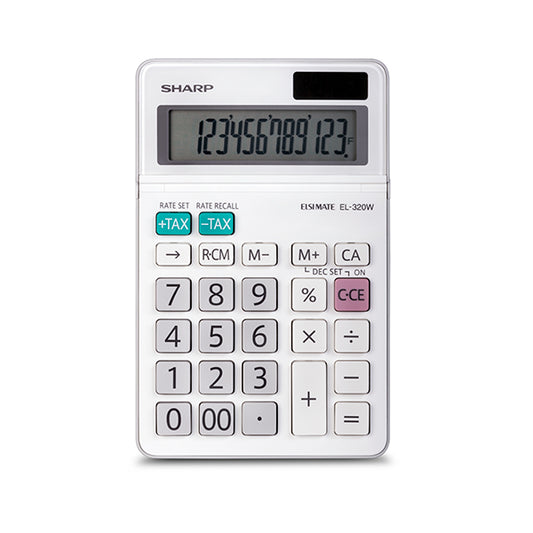 Sharp - EL320WB calculadora Escritorio Calculadora básica Blanco