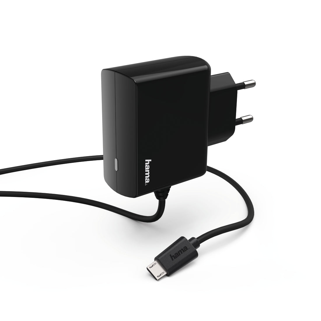 Hama - Cargador micro USB de pared  carga rápida  para móviles y smartphones  color negro