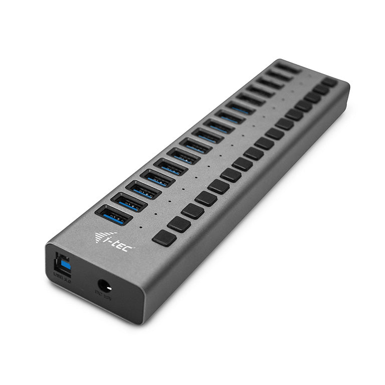 i-tec - USB 3.0 Charging HUB 16port + Power Adapter 90 W