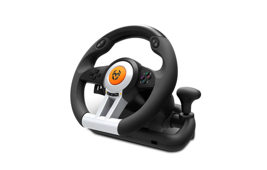 Krom - K-Wheel Volante + Pedales PlayStation 4 Playstation Playstation 3 Xbox One Negro