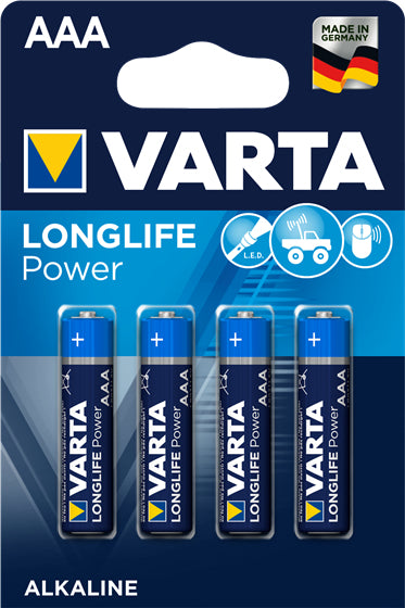 Varta - Longlife Power AAA Batería de un solo uso Alcalino