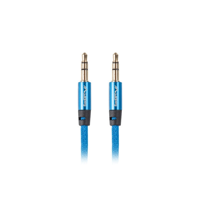 Lanberg - CA-MJMJ-10CU-0010-BL cable de audio 1 m 3 5mm Azul