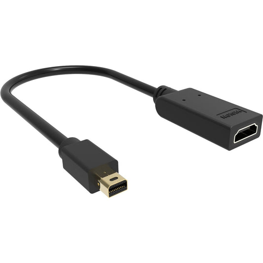 Vision - TC-MDPHDMI/BL adaptador de cable de vídeo Mini DisplayPort HDMI tipo A (Estándar) Negro