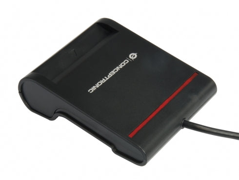 Conceptronic - SCR01B lector de tarjeta inteligente USB USB 2.0 Negro