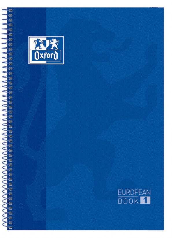 Oxford - 100430197 cuaderno y block Azul A4 100430197 Pack 5 Unid