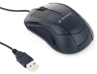 Gembird - MUS-3B-02 ratón Oficina Ambidextro USB tipo A Óptico 1000 DPI