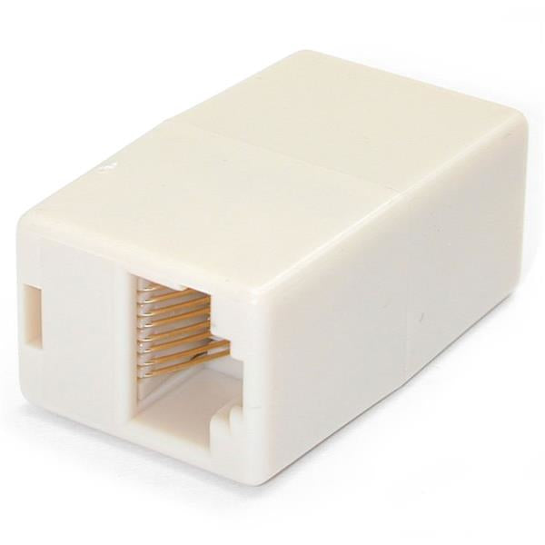 StarTech.com - Caja de Empalme Acoplador para Cable Cat5 Ethernet UTP - 2x Hembra RJ45 - Beige