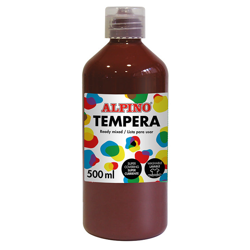 Alpino - DM010177 tempera 500 ml Botella Marrón