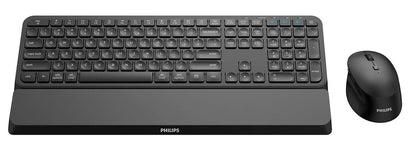 Philips - 6000 series SPT6607B/16 teclado Ratón incluido Universal RF Wireless + Bluetooth Negro