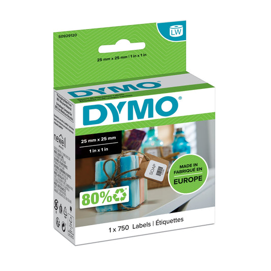 DYMO - LW - Etiquetas multiuso - 25 x 25 mm - S0929120