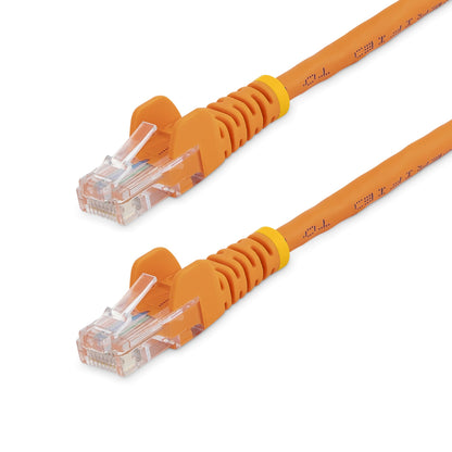 StarTech.com - Cable de Red de 5m Naranja Cat5e Ethernet RJ45 sin Enganches