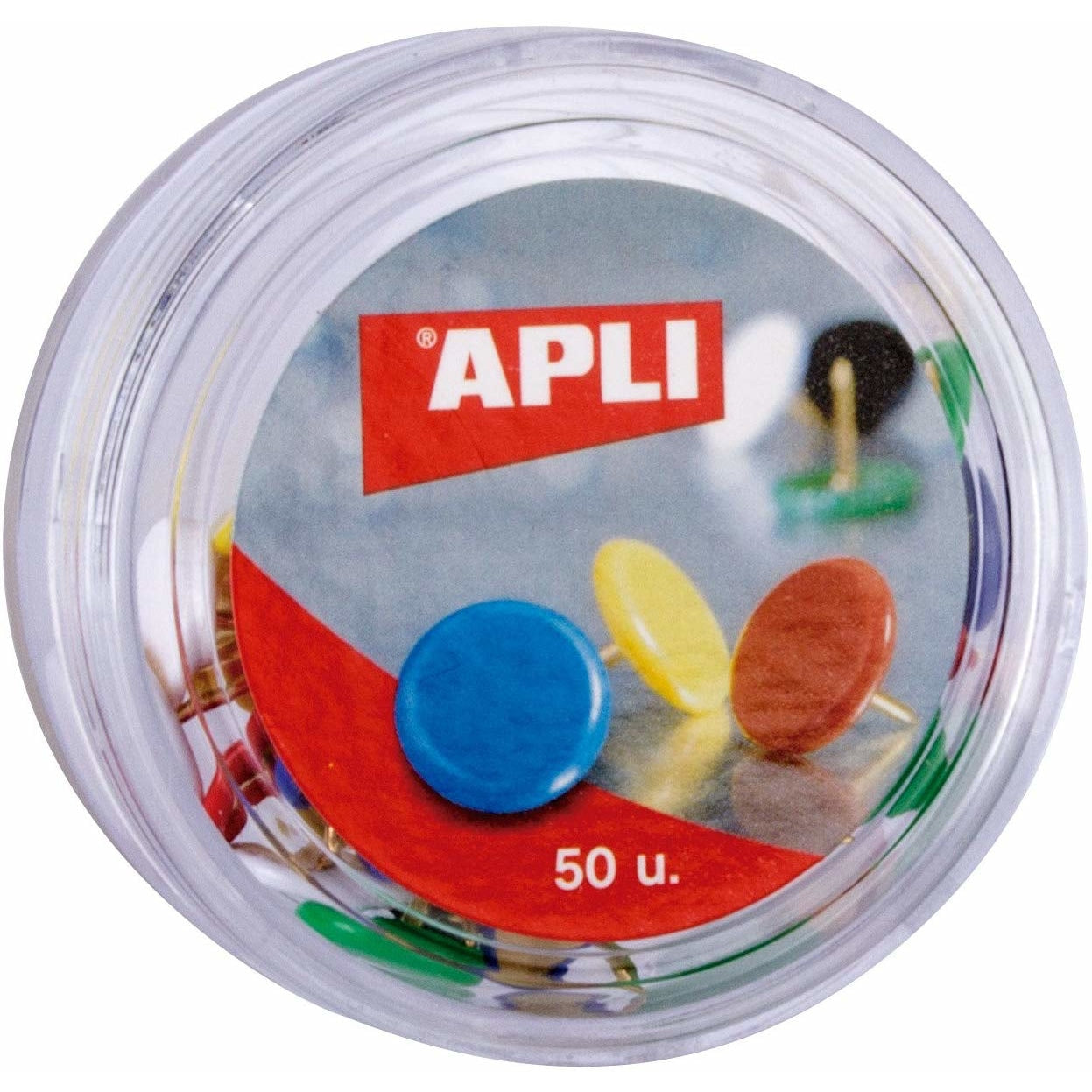 APLI - 11733 chincheta Multi Pack 16 Unid. de 50 pieza(s)