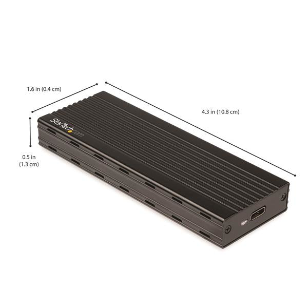 StarTech.com - Caja M.2 NVMe para SSD PCIe - Caja USB 3.1 Gen 2 Type-C - USB Tipo C