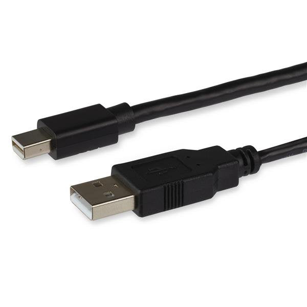 StarTech.com - Adaptador Mini DisplayPort a DVI de Enlace Doble - Alimentado por USB - Negro