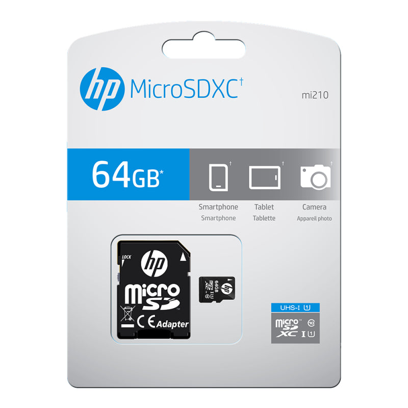 HP - SDU64GBXC10HP-EF memoria flash 64 GB MicroSDXC UHS-I Clase 10