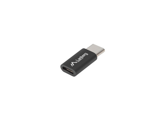 Lanberg - AD-UC-UM-02 cable gender changer USB 2.0 Type C Micro-USB 2.0 Type B Negro