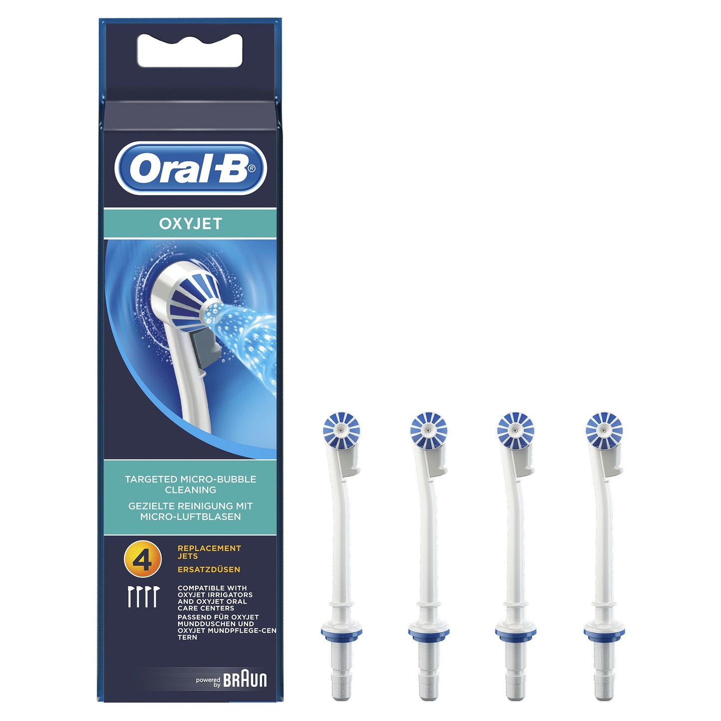 Oral-B - OxyJet 80298118 cepillo de cabello 1 pieza(s) Negro  Azul