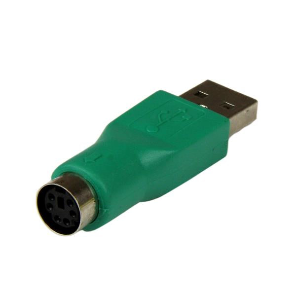 StarTech.com - Adaptador Ratón conector PS/2 PS2 MiniDIN a USB - Macho USB - Hembra Mini-DIN