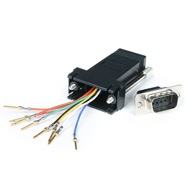 StarTech.com - Adaptador Conversor Modular Serie de DB9 a RJ45 - Macho a Hembra