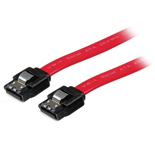 StarTech.com - LSATA24 cable de SATA 0 609 m SATA 7-pin Rojo