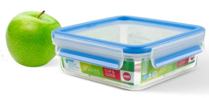 EMSA - 508536 recipiente de almacenar comida Rectangular Caja 0 85 L Transparente 8 pieza(s)