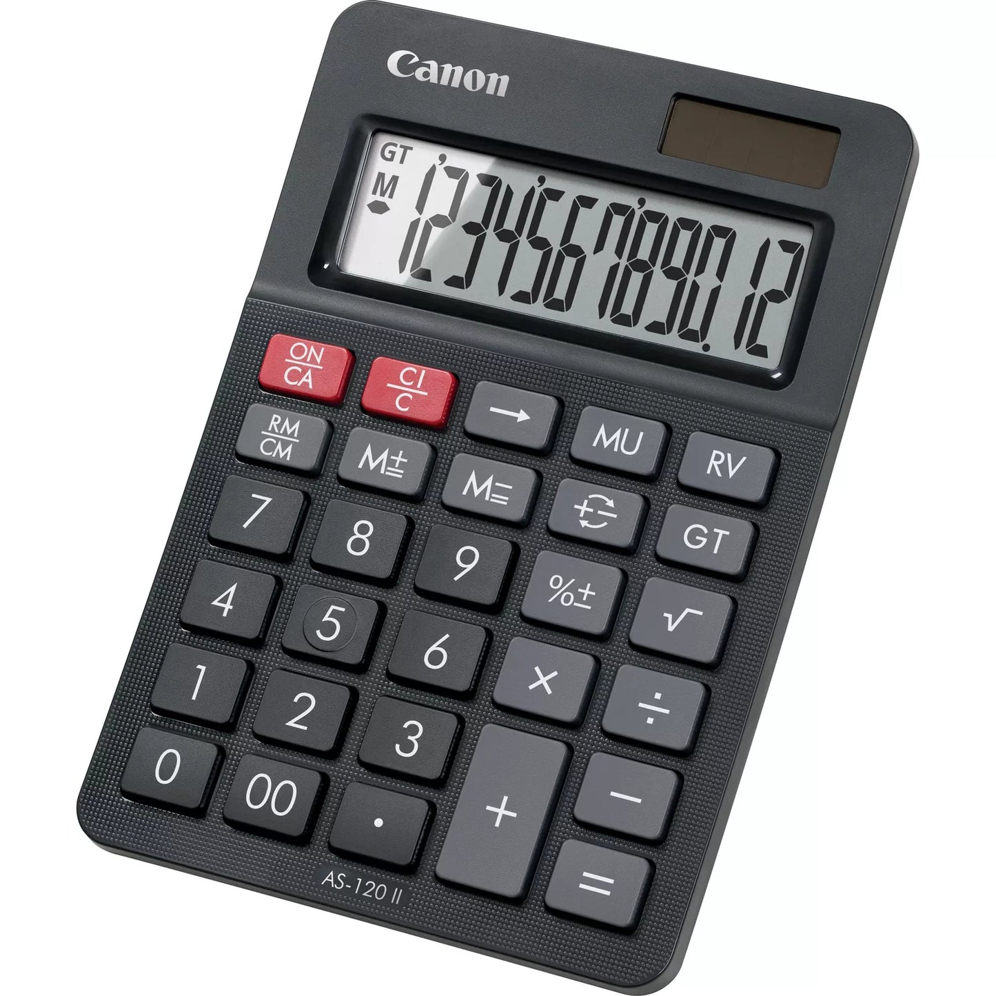 Canon - AS-120 II calculadora Escritorio Pantalla de calculadora Negro