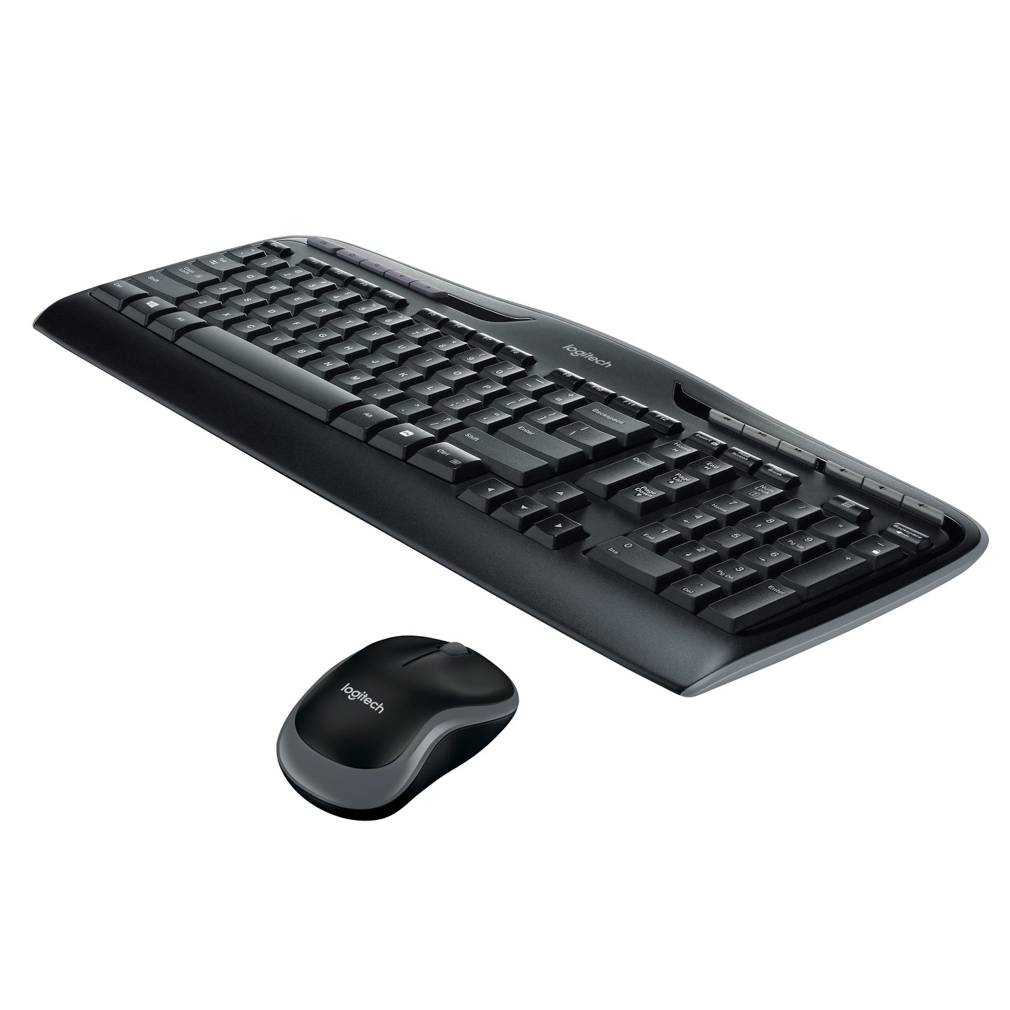 Logitech - MK330 teclado RF inalámbrico QWERTY Español Negro  Gris