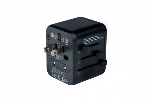 Verbatim - 49543 adaptador de enchufe eléctrico Universal Negro