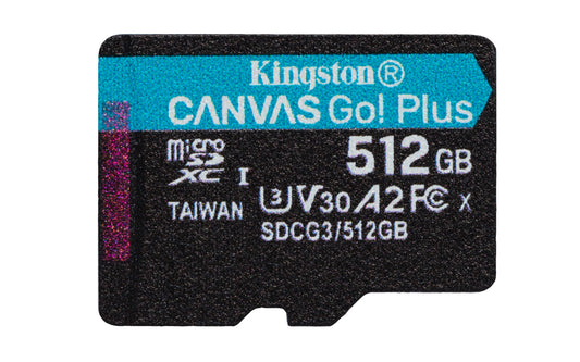 Kingston Technology - Canvas Go! Plus 512 GB MicroSD UHS-I Clase 10