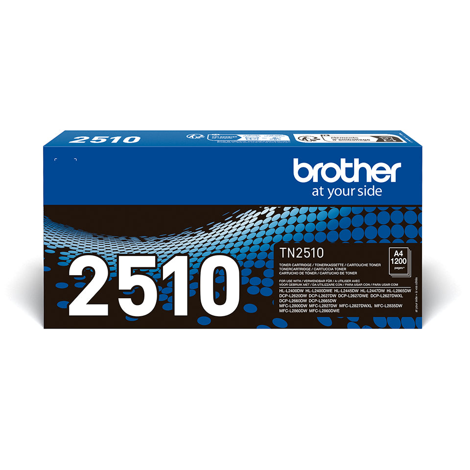 Brother TN-2510 cartucho de tóner 1 pieza(s) Original Negro