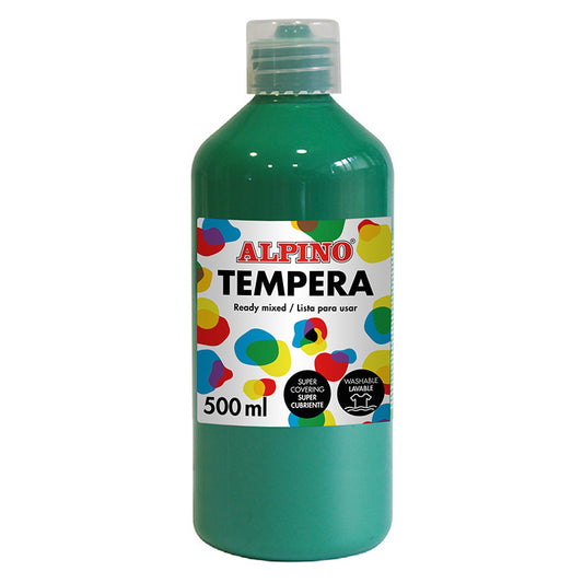 Alpino - DM010179 tempera 500 ml Botella Verde