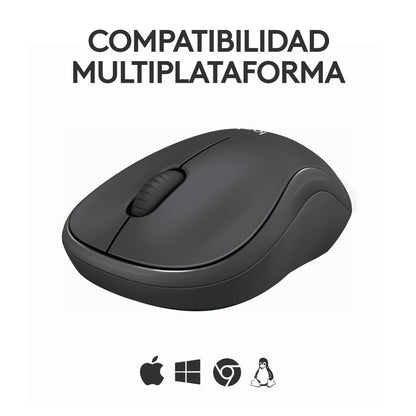 Logitech - M240 ratón Ambidextro Viajes Bluetooth