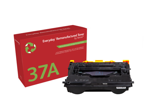 Everyday Tóner ™ Mono remanufacturado de Xerox es compatible con HP 37A (CF237A), Capacidad estándar