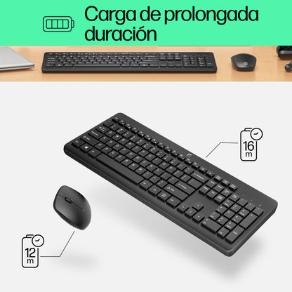 HP Combo de teclado y ratón inalámbricos 230