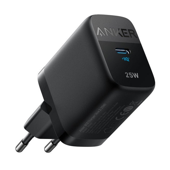 Anker - 312 Charger Auriculares  Auriculares  Smartphone  Reloj inteligente  Tableta Negro Corriente alterna Interior