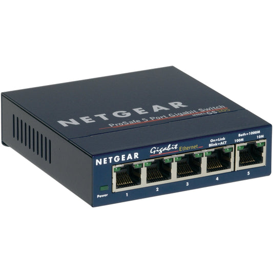 NETGEAR - GS105 No administrado Gigabit Ethernet (10/100/1000) Azul