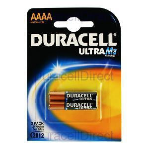 Duracell - DURACELL PILAS ULTRA POWER AAAA MX2500 1.5V BLISTER-2