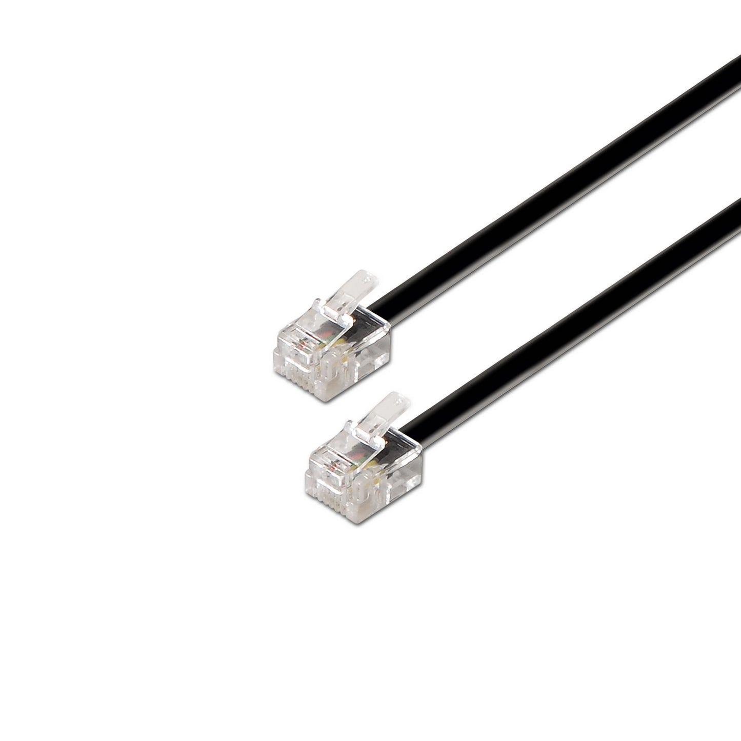 AISENS - A143-0320 cable telefónico 3 m Negro