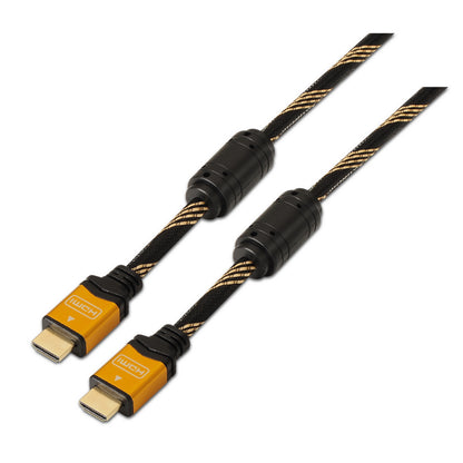 AISENS - A119-0112 cable HDMI 3 m HDMI tipo A (Estándar) Negro  Naranja