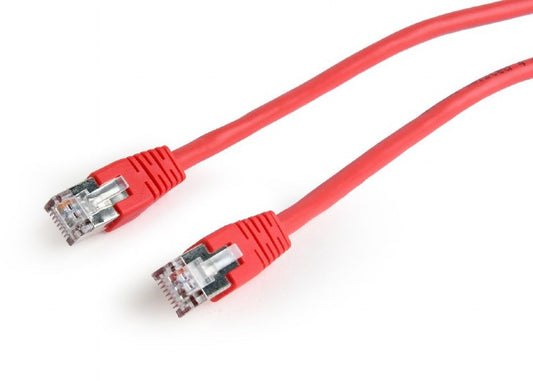 Gembird - PP6-0.5M/R cable de red Rojo 0 5 m Cat6 F/UTP (FTP)