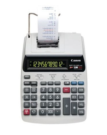 Canon MP120-MG-ES  Calculadora de Impresion con Pantalla LCD de 1 Linea 12 Digitos - Impresion en Negro y Rojo - Diseño de Teclado Espacioso 1 pieza(s)