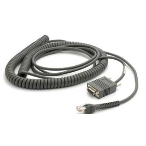 Zebra - CBA-R06-C20PBR cable de serie Negro 6 m RJ-45 DB9