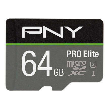 PNY - PRO Elite 64 GB MicroSDXC UHS-I Clase 10