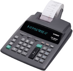 Casio - FR-2650T calculadora Escritorio Calculadora de impresión Gris