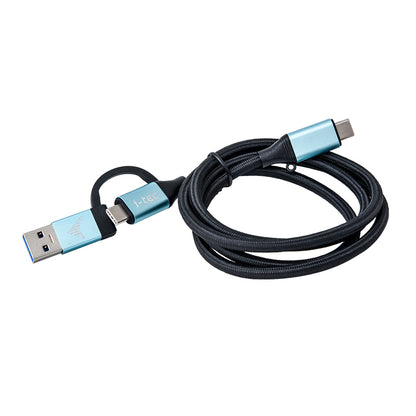 i-tec - USB-C Cable to USB-C with Integrated USB 3.0 Adapter